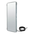 Mirror Head West Coast Pyramid-Back Heated 7" x 16" Stainless Steel 600835