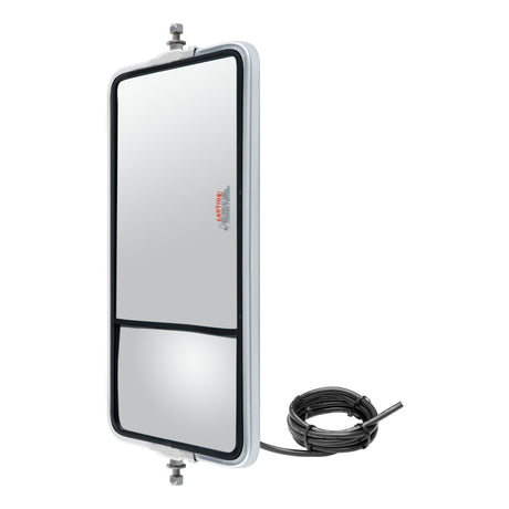 Mirror Head West Coast 12-Volt Angle-Back Dual-Vision Heated 6" x 10" Stainless Steel