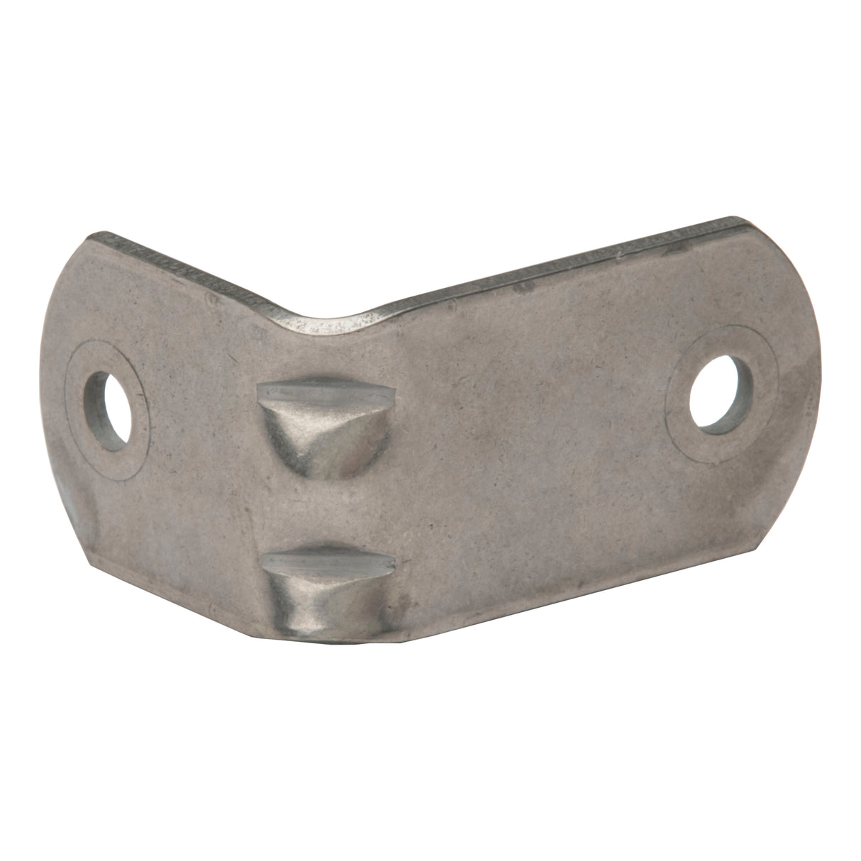 Mirror J-Bracket 1/4" Stud Hole Stainless Steel