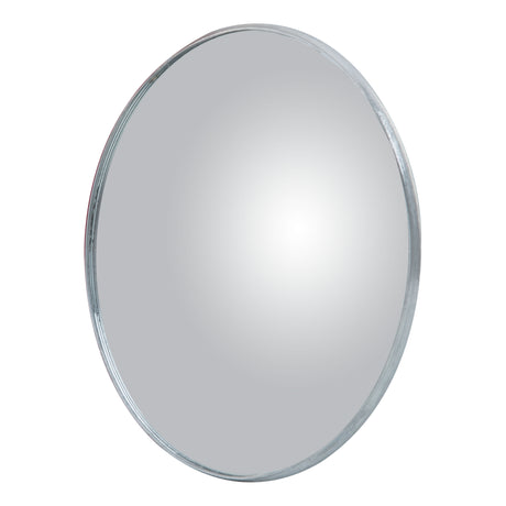 Mirror Head Convex Center-Mount 6" Satin Anodized