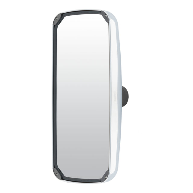 Mirror West Coast Fits 3/4" to 1-1/4" Tube Aerodynamic 8" x 17" Chrome Plastic 