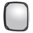 Mirror Head Convex Aerodynamic 8" x 8-1/2" Chrome Plastic