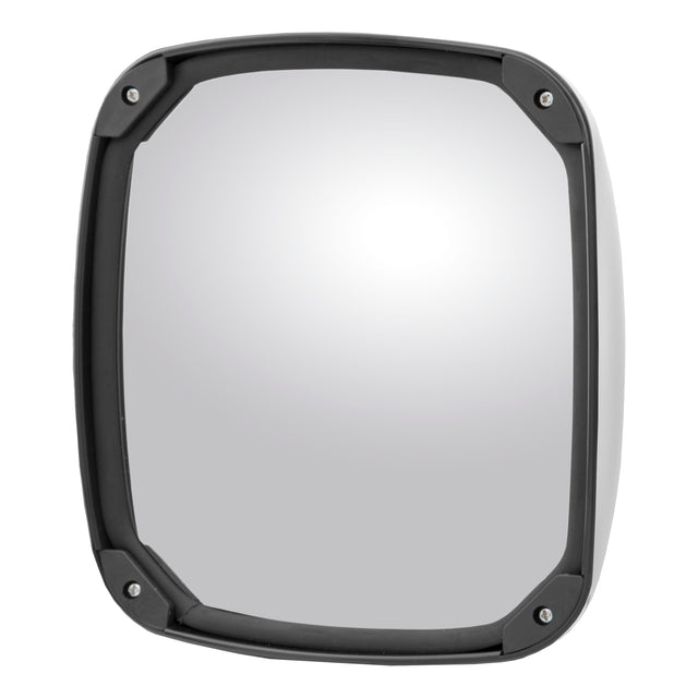 Mirror Head Convex Aerodynamic 8" x 8-1/2" Chrome Plastic